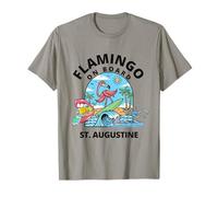 Flamingo On Board Vacation St. Augustine Floride T-Shirt