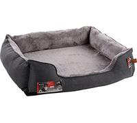 Flamingo Panier Carlota RECTANGULAIRE + Fermeture ÉCLAIR Gris 100x80x25CM