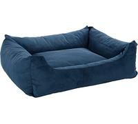 Flamingo Panier Chien - Celeste Bleu foncé - Coussin pour Chien Chat - Lit pour Chien Chat - 100x80x30cm - Lavable - Fond Anti-dérapant - Housse Amovible