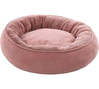 Flamingo Panier Colette pour Chien Chat Rose - 46x46x17cm - LIt pour Chien Chat - Lavable - Fond Anti-dérapant - Housse Amovible Lieu de Couchage Doux et Confortable