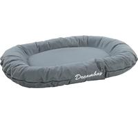 Flamingo Panier Dreambay® Ovale pétrol 80x60x14cm - Lavable - Housse Amovible avec Fermeture éclair - Déperlant