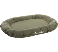 Flamingo Panier Dreambay® Ovale Vert Olive 100x75x15cm - Lavable - Housse Amovible avec Fermeture éclair - Déperlant