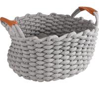 Flamingo Panier Enya Rond + Coussin Gris pour Chat 34x18cm