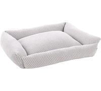 Flamingo Panier Jacquard Rectangle Gris - 80x67x22cm - Lavable - Fond Anti-dérapant - Housse Amovible avec Fermeture éclair