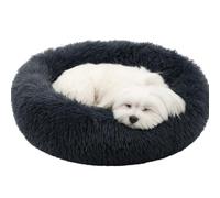 Flamingo Panier Pacha Rond Gris - 55x55x12cm - Confortable, Durable et Élégant, Idéal pour Chiens et Chats