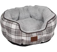 FLAMINGO Panier pour Chiens OCTOGONAL MUSA & Couverture & MOUFFETTE Gris 63x51x25CM