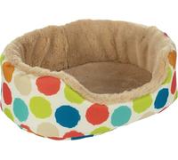 Flamingo Panier pour rongeurs Fizi Ovale Multicolore - 25x17x7cm - Panier Confort et Style pour Chouchouter Votre Rongeur