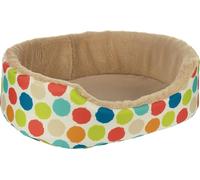 Flamingo Panier pour rongeurs Fizi Ovale Multicolore - 36x28x11cm - Panier Confort et Style pour Chouchouter Votre Rongeur