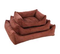 Flamingo Panier Reno Rectangulaire Rose Saumon, Lavable, Memory Foam, Lisse
