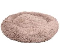Flamingo Panier Rond Chien Coussin Chat Panier Donut 70 cm Ø Brun Clair