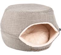 Flamingo Panier Snoozebay 2 En 1 Brun pour Chat 45x35x35cm