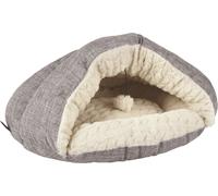 Flamingo Panier Zupo Gris pour Chat 49x40x22cm