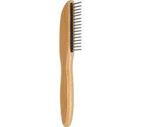 flamingo Peigne Démelant 16 picots Babu L pour chien - Brosse petits animaux - Matériau Bambou - pour une pelage doux et brilliant