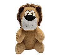 FLAMINGO - Peluche Henny Lion Couleur Brun 37cm Jouet pour Chien