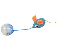 Flamingo Peluche Souris+balle Rio pour Chat 6,5cm