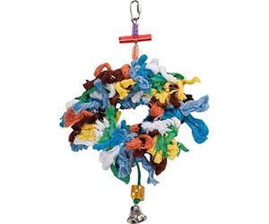 FLAMINGO Pendentif Corde Floshy Ring pour Perroquets 18 x 5 cm