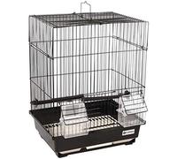 Flamingo Pet Products -Cage pour canaris Dolak 1 Noir. 29.5 x 22 x 38 cm. pour Oiseaux.-FL-110214