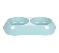 Gamelle double en plastique recyclé MUK 2 x 200 ml. pour chien et chat.