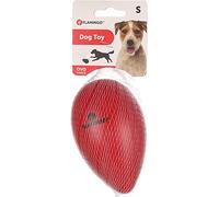 Oeuf OVO rouge en plastique. S ø 8 cm x 12.5 cm de hauteur. Jouet pour chien - Flamingo Pet Products - FL-519703