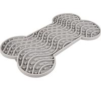 FLAMINGO-Tapis à lécher avec ventouses coloris gris yummee Flamingo - 29,8 cm