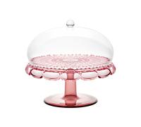 Guzzini Présentoir à gâteaux VANITY avec cloche Rose Flamingo