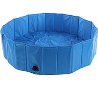 Flamingo Piscine pour Chiens - 120 x 30 cm - Matériau synthétique - Pliable - Aucune Pompe à air n'est nécessaire pour Installer la Piscine