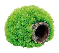 Flamingo Plante D'Aquarium Moosball Avec Grotte 16x14x11 CM Décoration Poissons