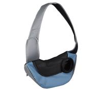 Flamingo Poche Kangourou Yumpa Gris/Bleu pour Animaux À 7 KG, 50x18x25 CM