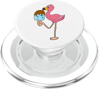 Flamingo Popsicle PopSockets PopGrip pour MagSafe