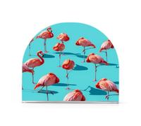 Flamingo Porte-serviettes en acrylique rose turquoise Distributeur de serviettes cocktail pour dîner salle de bain