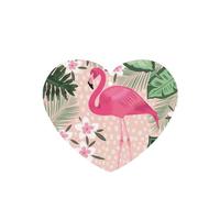 Flamingo Printing Lot de 10 feuilles de désodorisant pour voiture avec corde