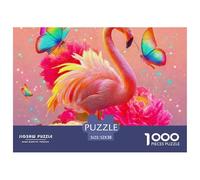 Flamingo, Puzzle 1000 Pièces, Activité Captivante Et Relaxante, Décoration Artistique Ou Souvenir, À Partir De 8 Ans, 52x38cm/1000pcs