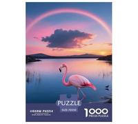 Flamingo Puzzle 1000 Pièces Idéal pour Les Ados Oiseau Réflexion Créative Jeu Intelligent 70x50cm/1000pcs