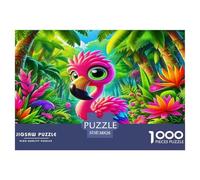 Flamingo Puzzle De 1000 Pièces : Collaborer avec Les Proches - Idéal pour Les Fêtes De Famille Absolument Éblouissant!