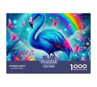 Flamingo Puzzles 1000 Pièces pour Adultes sur Le Thème De Premium Quality Cadeau Stimulant Loisir Matériaux Recyclés 52x38cm/1000pcs
