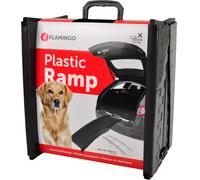 Flamingo Rampe pour Chien Pliante En Plastique 150x39,5x13