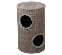 Flamingo Rayer Ton Greta Gris pour Chats Avec Cachette Et Tapis à Gratter Sisal