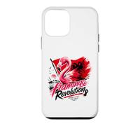 Flamingo Revolution Drapeau albanais Nature Protestation Coque pour iPhone 12 Mini