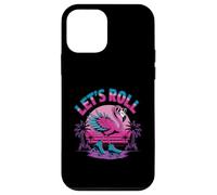 Flamingo Roller Patinage Rétro Coque pour iPhone 12 mini