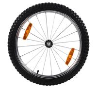 Flamingo Roue 20 " pour Remco Remorque Vélo, Caoutchouc/Acier, Ø 51 CM