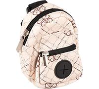 FLAMINGO Sac à crottes Chien - Vito Beige - PU & Cuir - Fermeture éclair & Mousqueton - 8x5x12cm - 1 Rouleau Sacs