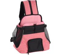Sac de Transport Chat - Chien - Flamingo Xanty Rose - 29×23×38 cm - Polyester + Mousse - Dos renforcé - Fond Amovible 30°C - Sangles réglables - Poche zippée