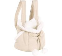 Sac de transport avant Cuddi Beige pour petit chien max 4 kg - Flamingo