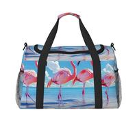 Flamingo Sac de voyage compact résistant à l'eau pour le sport, la gym et le week-end pour homme et femme