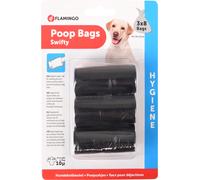 Flamingo Sacs Ramasse Crottes Swifty Noir 3x8pcs