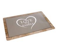 Flamingo Shabby Chic Set Table HEART43X28