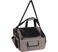 Flamingo Siège Auto Chiot Xenophon Taupe 44x37,5x29, pour Chien 5cm