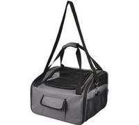 FLAMINGO Siège auto et panier pour animaux compagnie 2en1 Gris 518125 Gris G