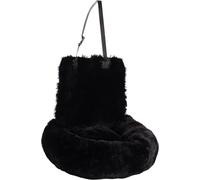 Flamingo Siège Auto pour Chien Krems Noir - 60x50x20cm - Coussin Amovible - avec 2 Sangles de Fixation réglables