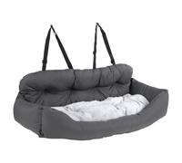 Flamingo Siège de Voiture Orlando Gris - Chien 100x57x30cm, Sûr & Confortable